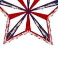 thumbnail image 6 of Northlight Lighted Red and Blue Patriotic Star Window Decoration - 14" - Clear Lights, 6 of 7