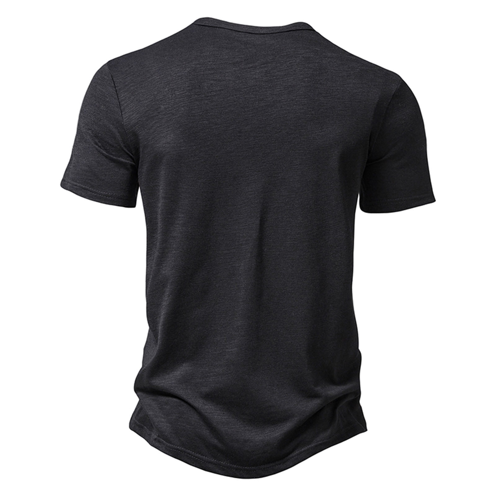 YYDGH Henley Shirts for Men Slim Fit Short Sleeve Basic T-Shirts