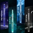 thumbnail image 3 of AUQ Fountain Pen Retractable: 0.38mm Blue&black Ink Transparent Barrel Includes 5 Refillable Ink Cartridges,Medium Nib Transparent Barrel for Smooth Writing No Leaking Green Pens & Blue Ink, 3 of 6