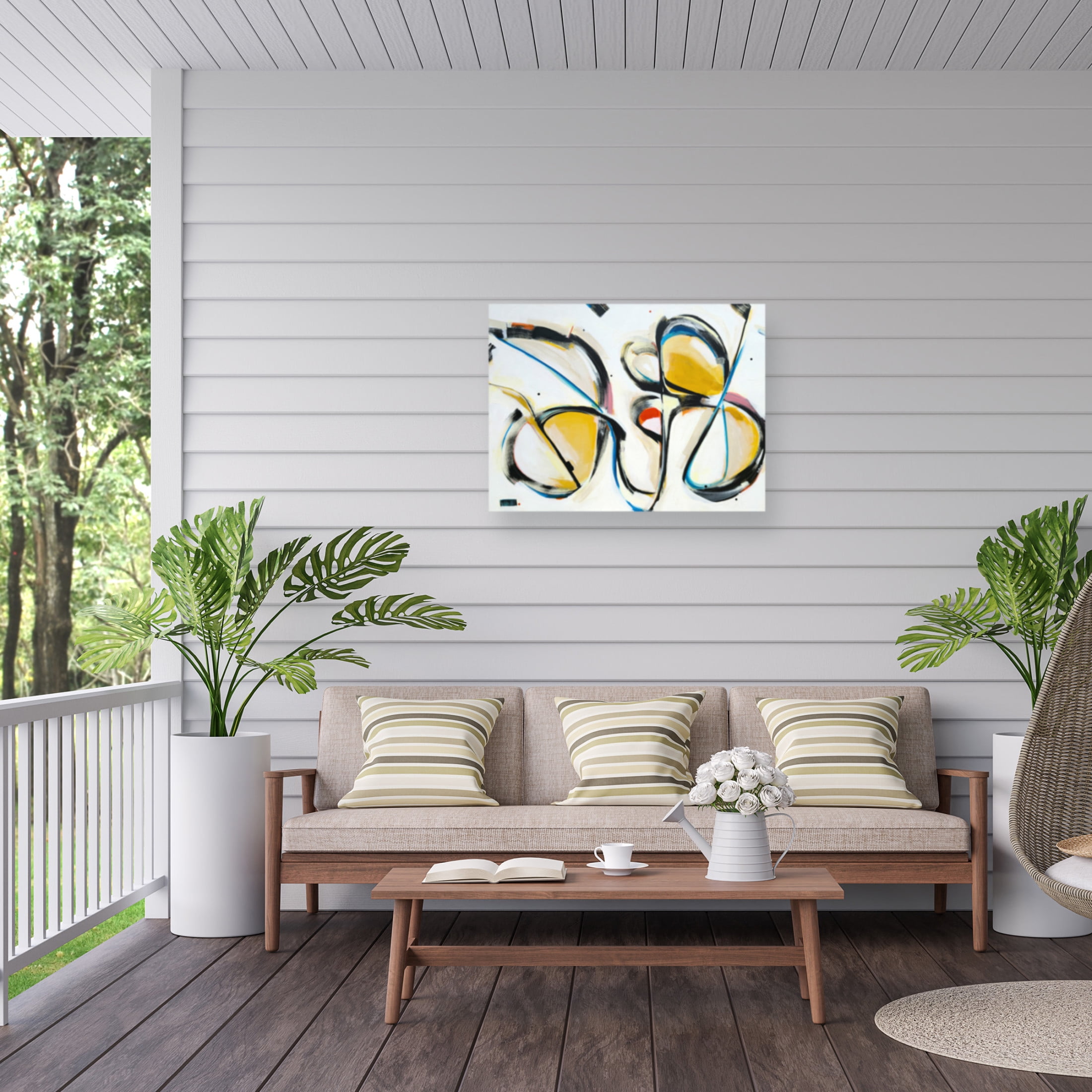 Trademark Fine Art Kirsty Black Moxie Moll Outdoor Canvas Art