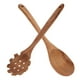 thumbnail image 5 of 2 cucharas de cocina de diseño antiadherente, cuchara de madera para cocinar panqueques, cuchara larga de madera, 5 of 8