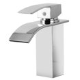 thumbnail image 2 of Grifo de Grifo de Cobre para Lavabo de Cascada para Agua Fría Y Caliente, 2 of 9
