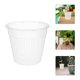 thumbnail image 3 of GOOHOCHY 4 cestas hidropónicas para cultivo de verduras, balcón, macetas de red, vasos de cultivo sin tierra con control de raíces, macetero hidropónico de plástico., 3 of 8