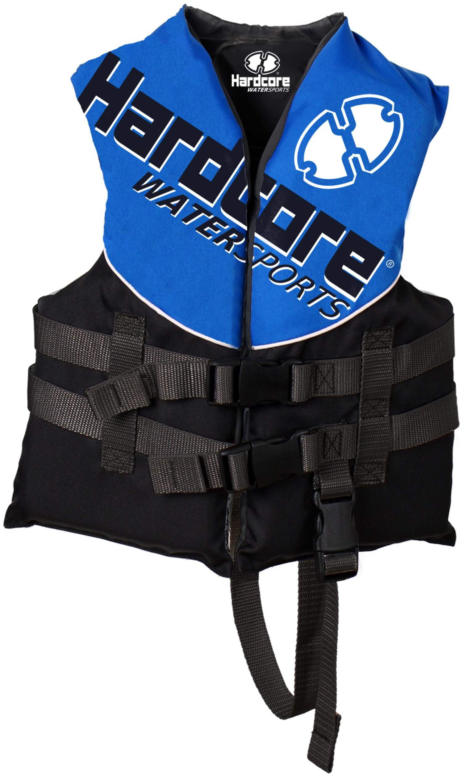 Hardcore Water Sports® High Visibility Adult & Kids Life Jacket PFD USCG Type III Ski Vest w/ Leg Strap