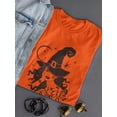 thumbnail image 3 of Beautiful Witch Shaped T-Shirt Women -Image by Shutterstock, Female Large, 3 of 4