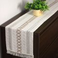 thumbnail image 2 of YASSINHE Microwave Oven Dust Cover Cotton Linen Fabric Cloth Protector Decorative Kitchen Appliance Cover-Stripe 1, 2 of 5