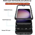 thumbnail image 3 of XCRS Samsung Galaxy A35 5G Étui Robuste à Triple Couche Protecteur, 3 of 5