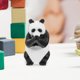 thumbnail image 4 of Figura de animal de juguete de panda realista Figura de panda de plástico Juguete de animal de recuerdo de fiesta, 4 of 6