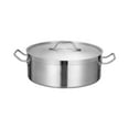thumbnail image 2 of Marmite en Acier Inoxydable Robuste avec Couvercle Petite Casserole 20cm, 2 of 8