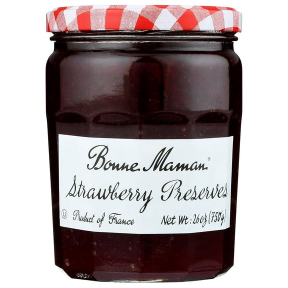 BONNE MAMAN Strawberry Preserves Value Size, 26 OZ