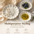 thumbnail image 6 of 60 Pcs Mini Dessert Plates Cupcake Plates, XISELI 3.5 Inch Scalloped Edge Paper Dessert Plates Round Mousse Cupcake Base for Baking Birthday Wedding Party Events, Beige, 6 of 7