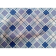 thumbnail image 4 of oneOone Cotton Cambric Light Dusty Blue Fabric Argyle Check Craft Projects Decor Fabric Printed By The Yard 56 Inches Wide, 4 of 4