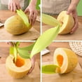 thumbnail image 6 of 2025 New Melon Cutting Tool,Multifunctional Cantaloupe & Watermelon Slicer Peeler, Portable Cube Fruit Cutter Knife for Home, Party, Camping, Kitchen Gadget, Easy Fruit Divider Tool (2PCS), 6 of 7