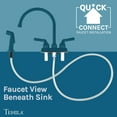 thumbnail image 6 of TEHILA Space Saver 16 Gallon Grey Utility Sink with Black Faucet & Side-Sprayer, 6 of 9