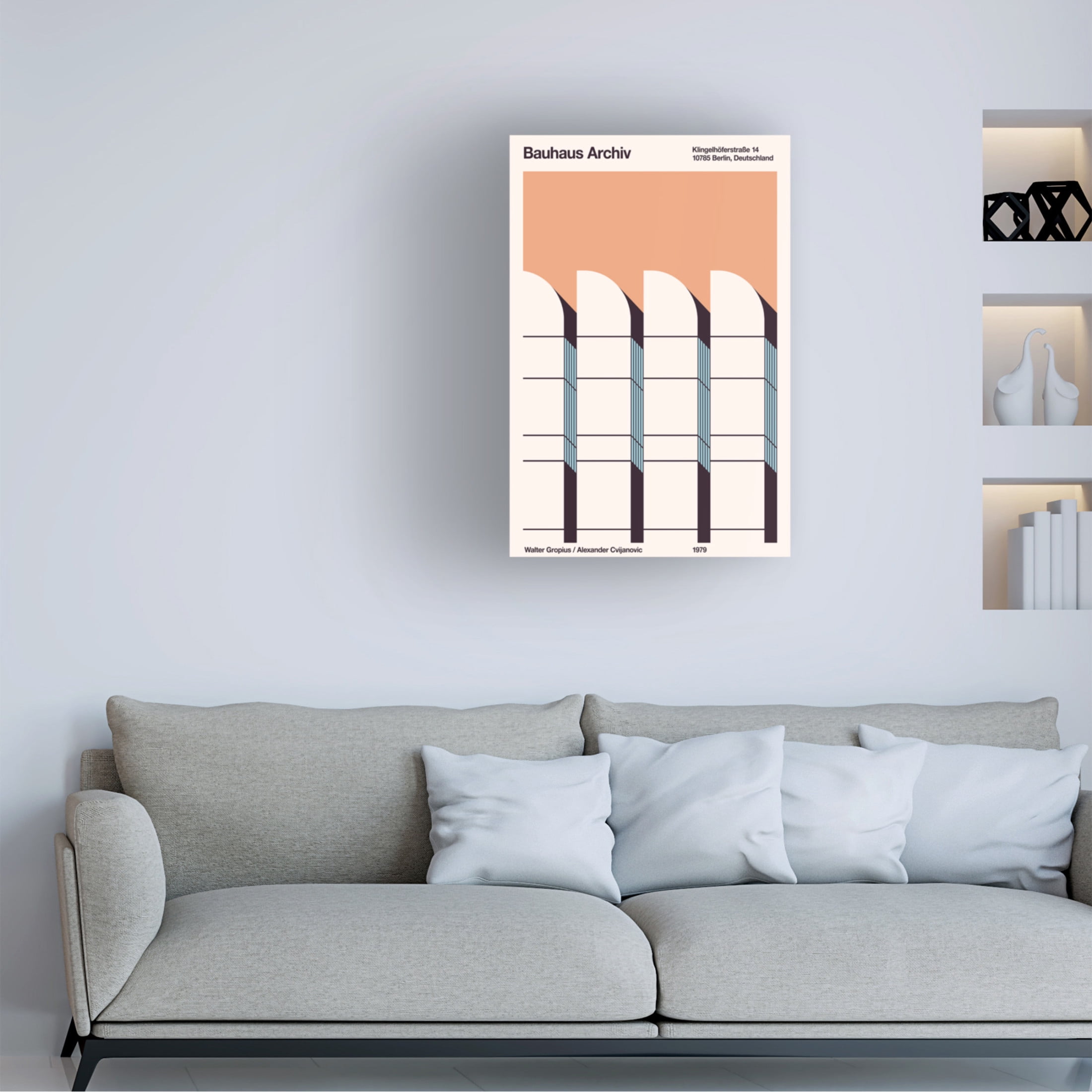 Trademark Fine Art Florent Bodart Bauhaus Archiv Canvas Wall Art