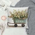 thumbnail image 2 of Fenyluxe Flowers Pillow Covers Soft and Durable for Couch Sofa Indoor Outdoor Throw Pillow Cover Square Design 1PC 20x20in, 2 of 5