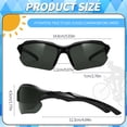 thumbnail image 2 of Bocaoying 4 Pairs Polarized Sports Sunglasses for Men, UV400 Protection Mens Sunglasses with 4 Colors, Lightweight Sun Glasses for Cycling Running Driving Fishing Golf, 2 of 7