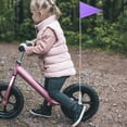 thumbnail image 3 of HEALEEP Bike Trailer Flag Purple Glass Fiber 1 Set, 3 of 8