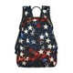 thumbnail image 1 of Fotbe Red Blue White Stars Mochila Ligera para Hombres y Mujeres - Duradera y Resistente al Agua, Ideal para Escuela, Trabajo, Viajes y Uso Diario, 1 of 7