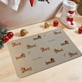 thumbnail image 6 of Hyknon Dog-Themed Bath Mat Non-Slip Absorbent Washable Quick Dry Bathroom Rugs Decorative 23.6x15.7" Carpet for Shower Bathtub Kitchen Sink Floor, 6 of 6