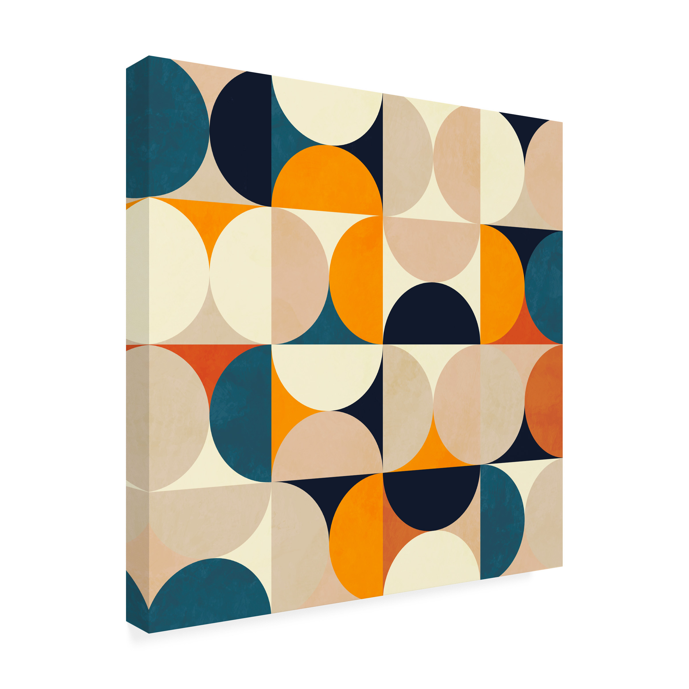 Ana Rut Bre 'Geometry New12 Bleu Claire' Canvas Art