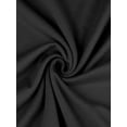thumbnail image 5 of Unique Bargains Femmes Robe d'Été Sans Manches Col Rond Base Solide Ceinture Wrap Ourlet Robes Décontractées Noir XS, 5 of 5