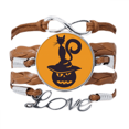 thumbnail image 1 of Pumpkin Monster Hat Cat Halloween Bracelet Love Chain Rope Ornament Wristband, 1 of 3