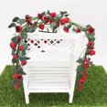 thumbnail image 4 of 1:12 Mini Cadra De Casa De Muñecas, Escena De Jardín Cordete Swing Swing Decorativo Long Bouquet Para Niños Pequeños, 4 of 7