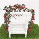 thumbnail image 4 of Dollhouse Flower Vines, Flores Colgantes Decoracia Cadena de rosa artificial Mini Mañada y Hermosa Vorería Floral 1:12 Para Caballete para Swing, 4 of 7