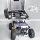 thumbnail image 4 of Soporte amortiguador estable de aleación de aluminio Vogacara para 1/10 Axial Wraith RC Plata, 4 of 5