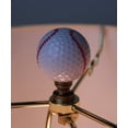 thumbnail image 4 of HomeConcept Baseball Lamp Finial, White with Red Stitching 2.25"h, 4 of 5