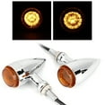 thumbnail image 3 of Motorcycle Turn Light Led Turn Light Motorcycle Indicator Lamp Motorcycle Indicator Light Steering Lamp Vintage Motorcycle LED Turn Light Indicator Lamp Yellow Lens Fits For, 3 of 8
