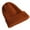 Rose Gold, variant on Prolriy Beanies Hats Men Autumn/Winter Imitation Rolled Hem Solid Color All Get Knitted Hat Men's and Women's Flanged Cold Hat Winter Hats for Women Army Green