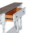 thumbnail image 6 of Magnolia Manor 72 Inch Hall Console Table in White, 6 of 11