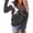hwj# Dark Gray272, variant on Womens Sweatshirt Leopard Cow Print Pocket Long Sleeve Pullover Half Zip With Pocket Patchwork Casual Fashionable Top Fall Clothes,Blue,S