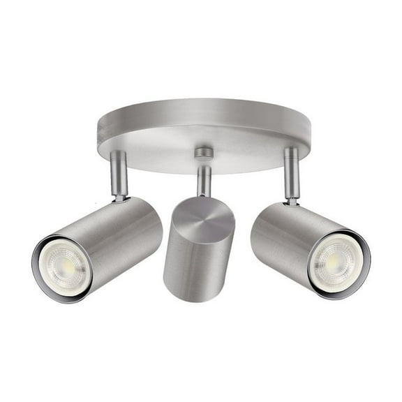 Dainolite 3 Light Spot Light in Satin Chrome