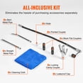 thumbnail image 4 of KFFKFF Handheld Lubricant Applicator, 6000 PSI, 14 OZ / 400 CC Volume Robust Professional Lubrication Device, featuring 19.69 Inch Bendable Hose, 2 Dark Flat Connectors, 1 Sharp Connector, 4 of 9