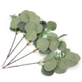 thumbnail image 4 of Dekaim 5 Piezas De Plantas Artificiales Hojas De Imitación, Decoración De Bricolaje Realista De Simulación, para El Hogar, Jardín, Oficina, Boda, 4 of 5