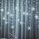 thumbnail image 4 of Luces navideñas para decoración de exteriores, luces LED colgantes con forma de copo de nieve, cadena de luces para cortina, decoración de aleros de jardín y fiesta., 4 of 5