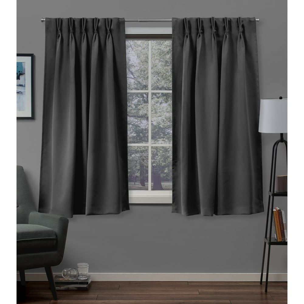 Exclusive Home Curtains Sateen Twill Woven Room Darkening Blackout