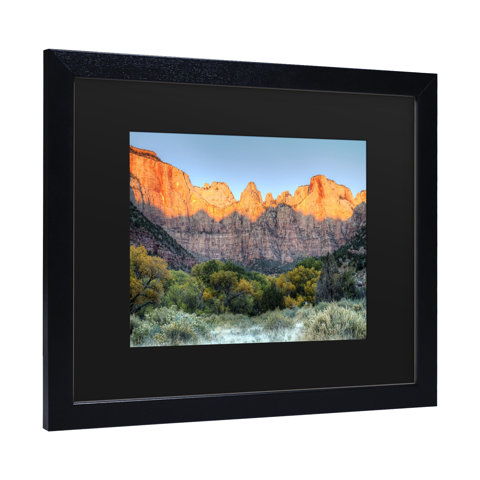 Trademark Fine Art 'Zion Sunrise' Canvas Art by Pierre Leclerc