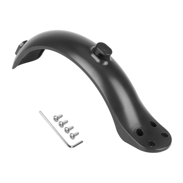 Guardabarros de scooter eléctrico, guardabarros de 4 orificios para scooter Accesorios de guardabarros a prueba de salpicaduras Guardabarros Soporte de guardabarros Barro duradero