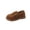 Brown, variant on Xfvqtps Girls Slip on Loafers Versatile Spring Summer Casual Comfortable Soft Sole Shoes for Girls with Buckle Detail