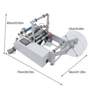 Miumaeov Semi-Automatic Round Labeling Machine,Bottle Label Applicator for Round Bottles Round Bottle Labeling Machine Adjustable Labeler Label Applicator Machine 20-40pcs/min