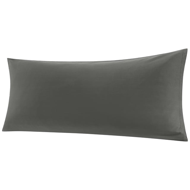 Funda de Almohada de 100% Algodón, Funda Almohada con Cierre de Cremallera Suave Transpirable para el Cuerpo , Funda para Almohada Larga para Dormitorio Hotel, Gris Oscuro 51x122cm Unique Bargains Funda de Almohada