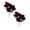 Dark Purple, variant on 1 Pc Artificial Carnations Flowers, Outdoor UV Resistant No Fade Artificial Flower, Mini Carnation Silk Petals Fake Flowers Forever Plants for Home Party and Wedding Decor, 11.81", Green