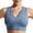 Light Blue, variant on Vhkiploz Women's Ribbed Notch Neck Wireless Sports Bra, Seamless Comfort Bralette for Yoga Workout for All-Day Active Use