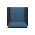 thumbnail image 6 of GDF Studio Joanne Outdoor Acacia Club Chairs, Set of 2, Brushed Dark Gray, 6 of 11