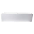 thumbnail image 4 of ALFI brand AB3918DB-B 39" Biscuit Smooth Apron Thick Wall Fireclay Double Bowl Farm Sink, 4 of 7