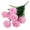 Pink, variant on Farfi 1 Branch Faux Flower No-watering Fresh-keeping 7 Heads Indoor Outdoor Elegant Fake Hydrangea Flower Party Decor (White)